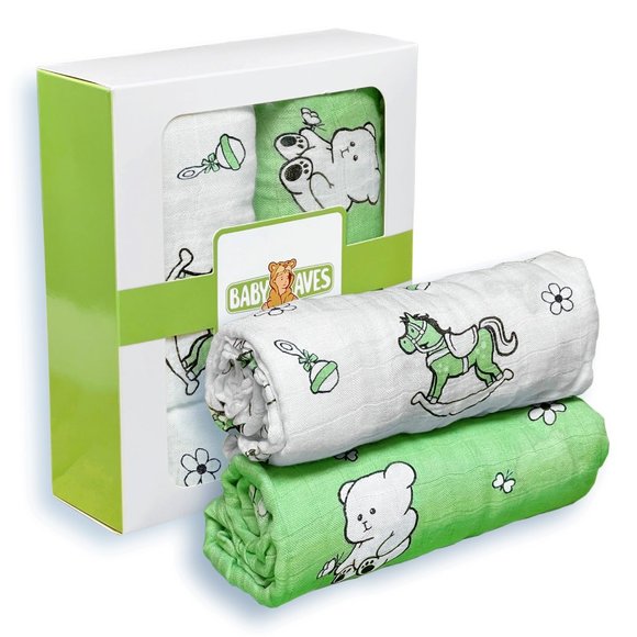 Premium Muslin Baby Swaddle Receiving Blankets | Unisex | NEW - Picture 1 of 8